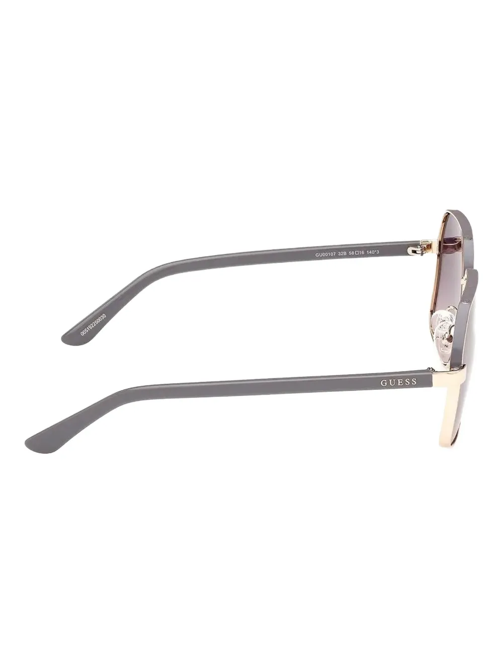 GUESS EYEWEAR Zonnebril met vierkant montuur Goud