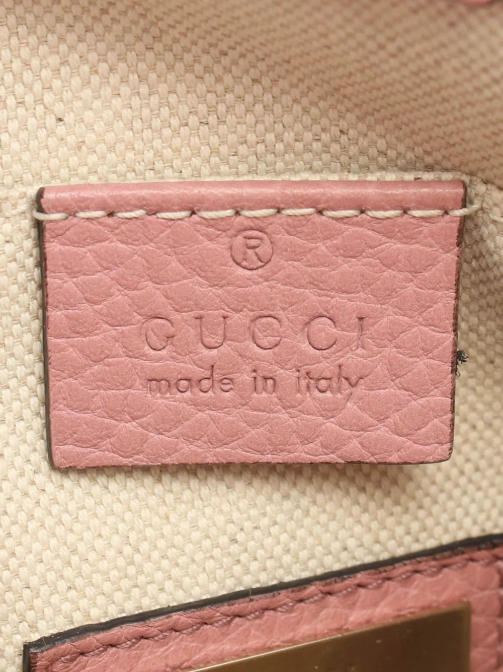 Pre-owned Gucci 2000-2015 Mini Bicolor Calfskin Bamboo Shopper Satchel In Orange