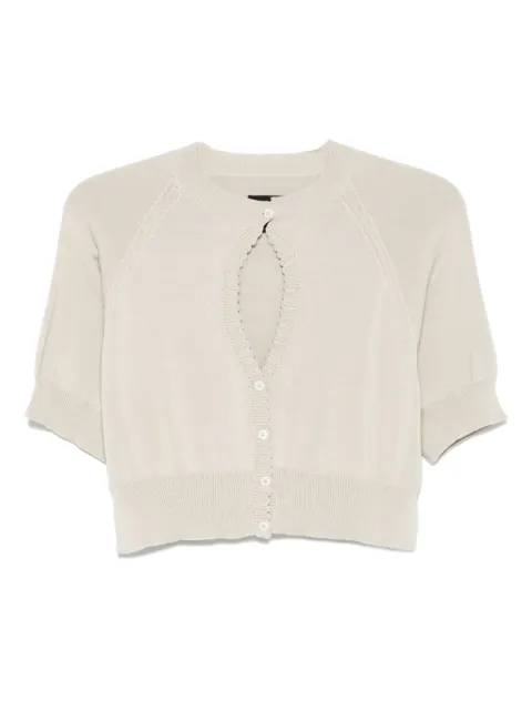 Cordera organic cotton cut-out top