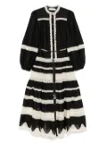 ZIMMERMANN puff-sleeve dress - Black