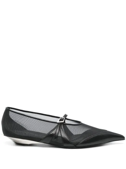 Mugler Fang ballet flats 