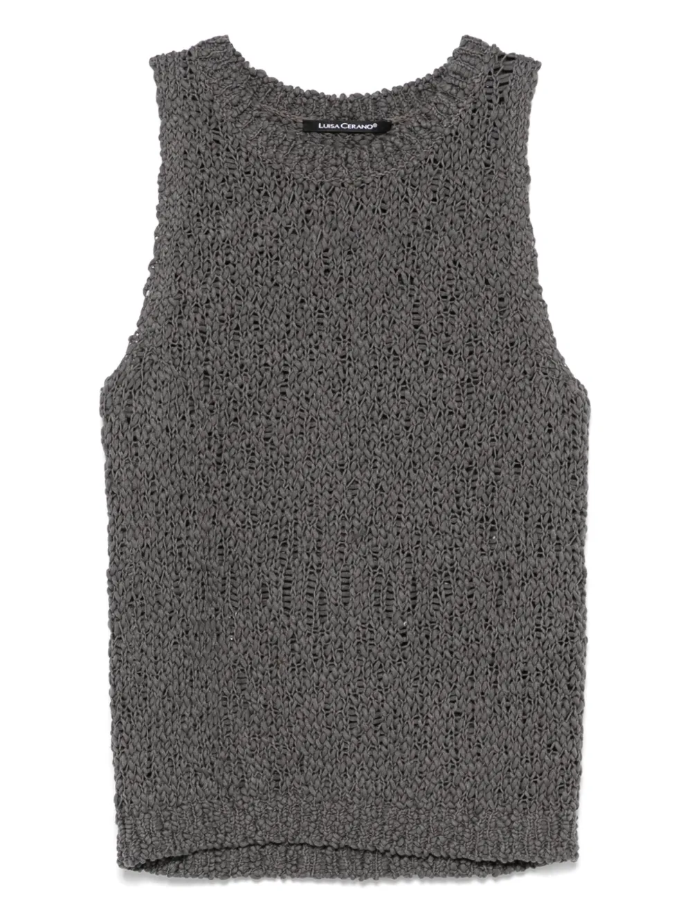 Shop Luisa Cerano Bouclé Knitted Top