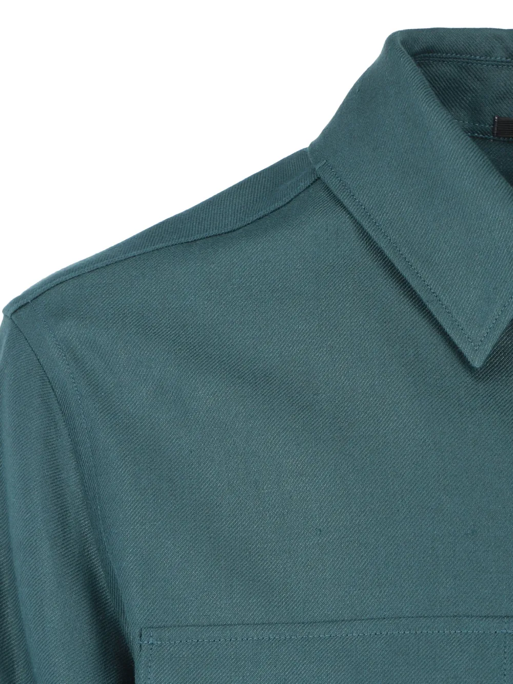 Zegna Oasi shirtjack met klepzakken Groen