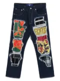 Junya Watanabe MAN patchwork jeans - Blue