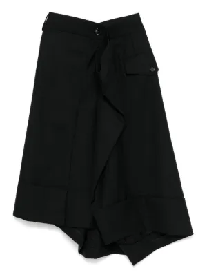 COMME des GARCONS NOIR アシンメトリックロングスカート 19ss noir kei ninomiya COMME des GARCONS - メルカリ