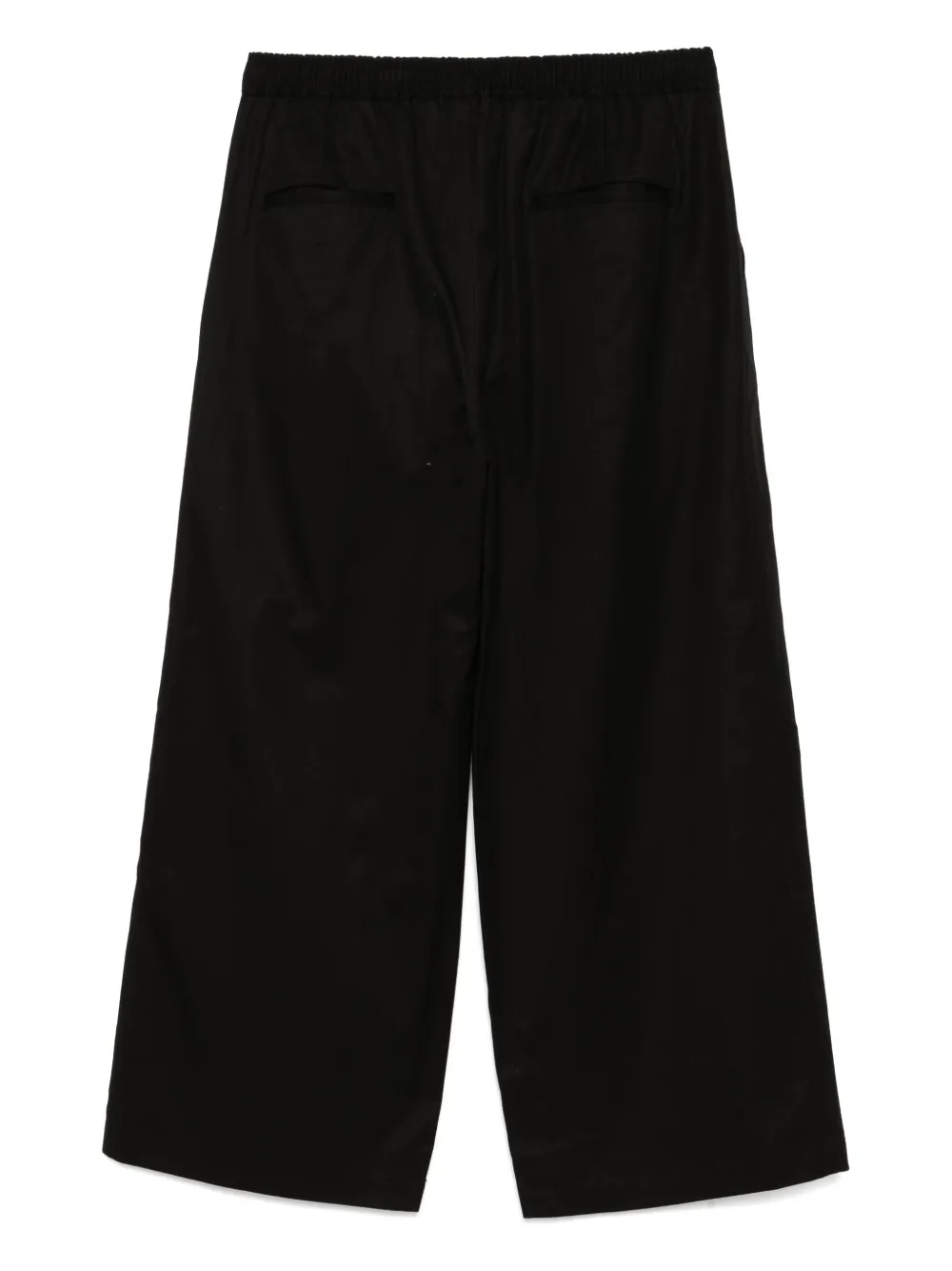 Comme des Garçons Homme relaxed cotton trousers - Zwart
