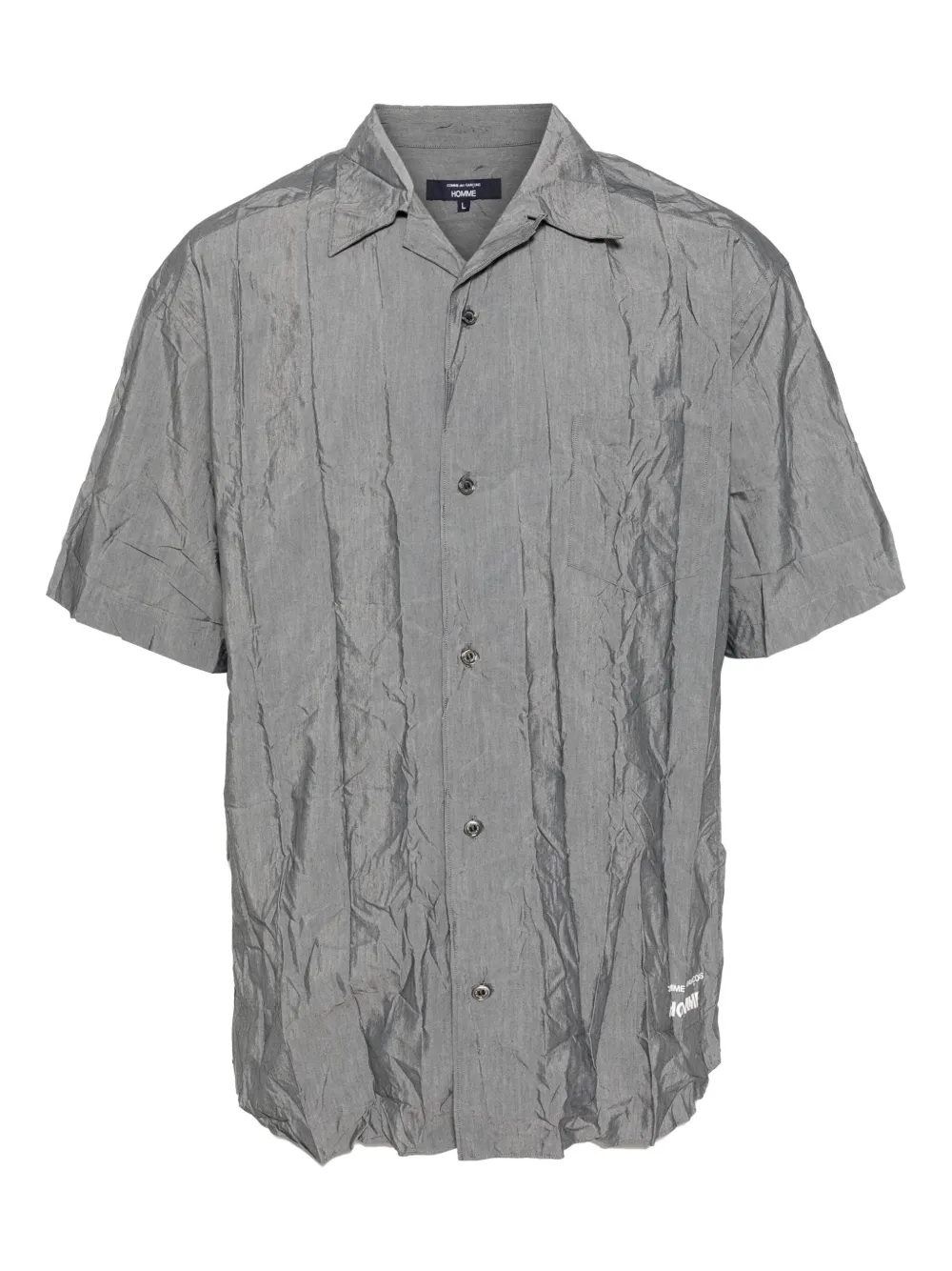 Comme des Garçons Homme Overhemd met korte mouwen Grijs