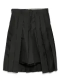 Comme des Garçons Homme Plus pleated shorts - Black