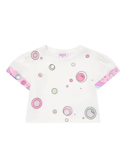 PUCCI Junior t-shirt à imprimé Fontane