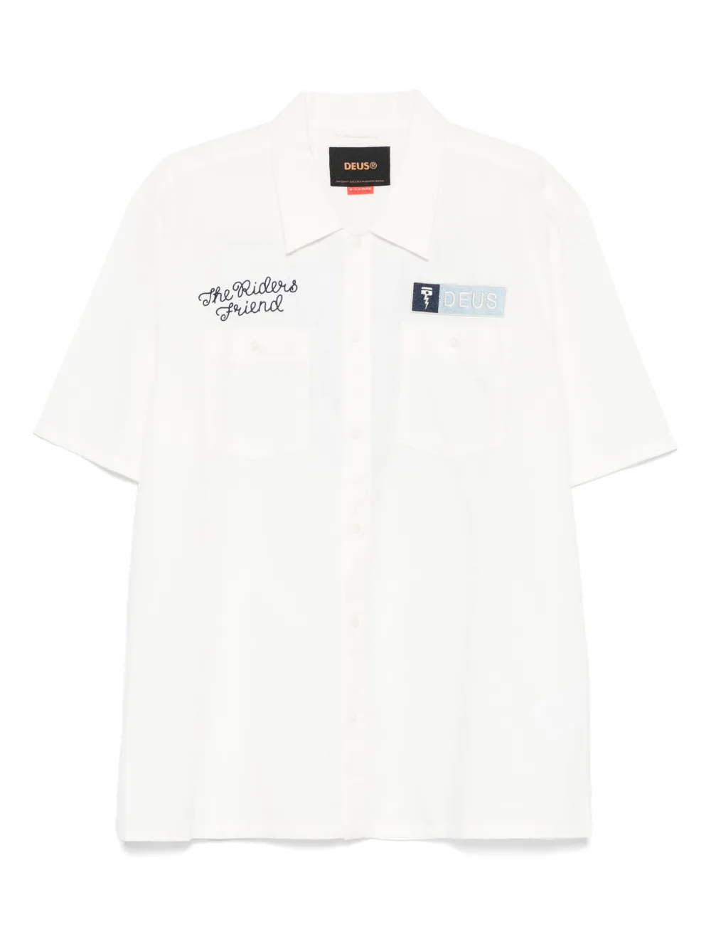 Deus Ex Machina Camicia con applicazione | bianco | Image 1
