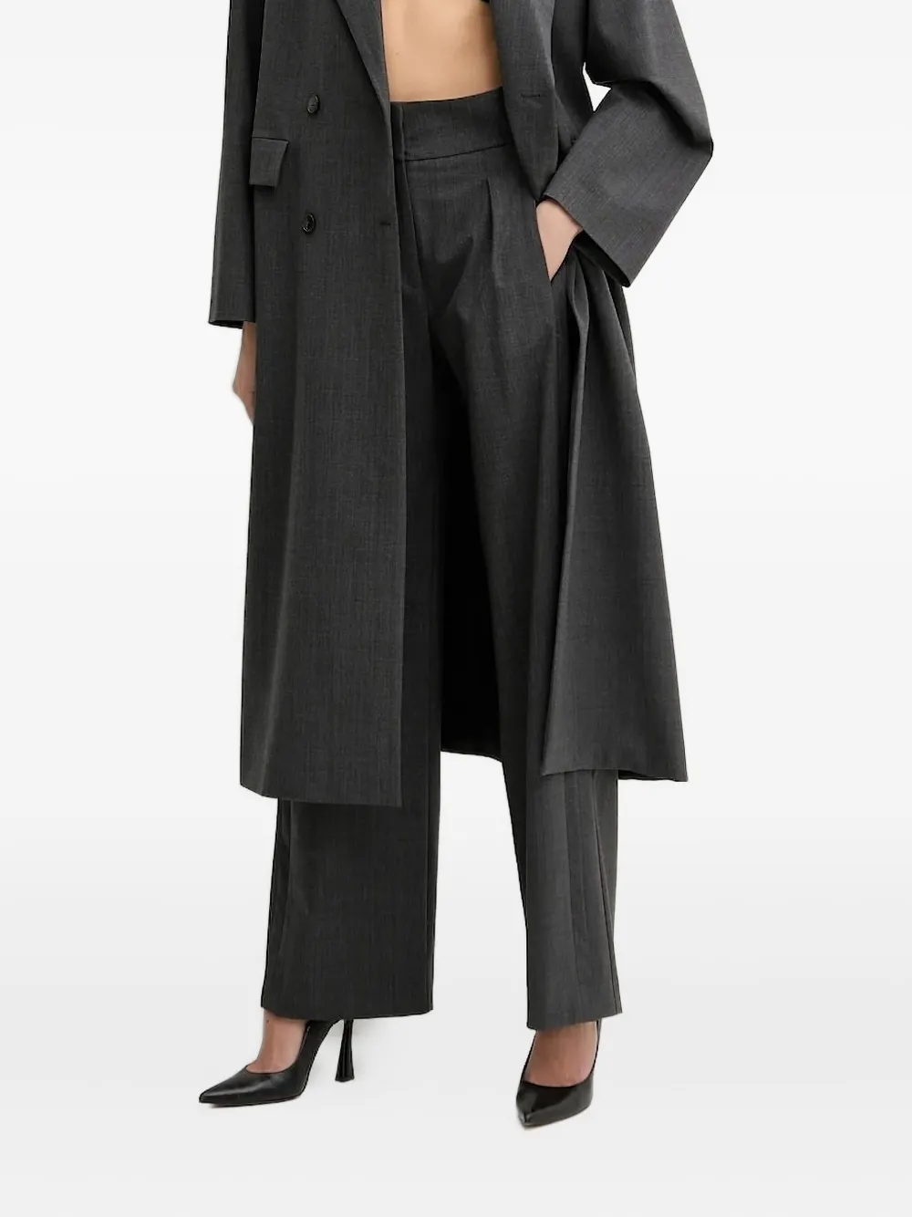 Iro Catani Pleated Trousers In Gray