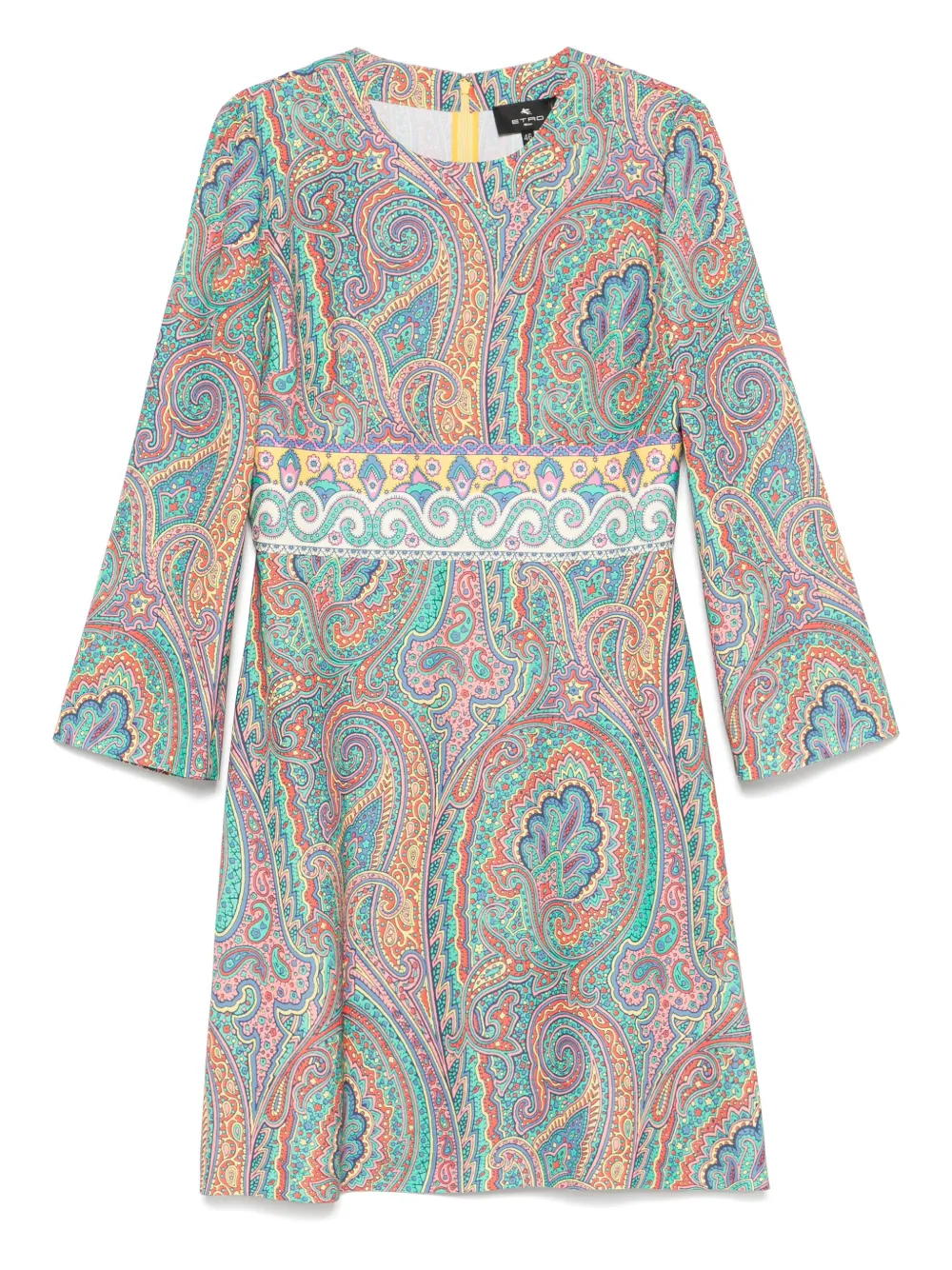 ETRO Midi-jurk met paisley-print Groen
