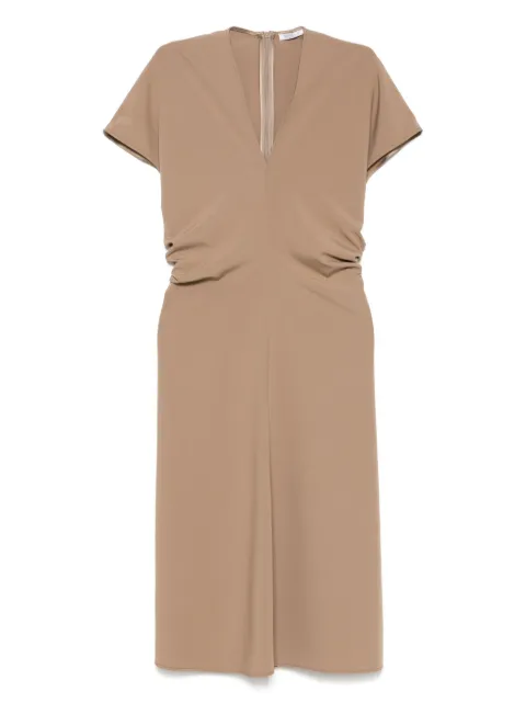 Cenere GB ruched-detailed midi dress