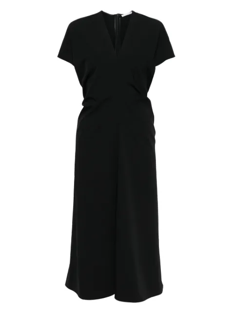 Cenere GB V-neck midi dress 