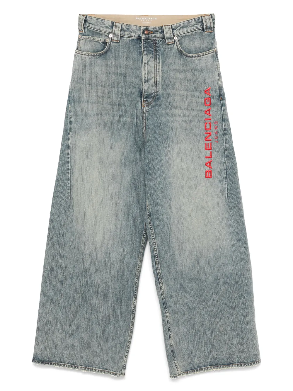Balenciaga Logo-embroidered Jeans