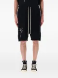 Rick Owens X Champion graphic-print drawstring shorts - Black