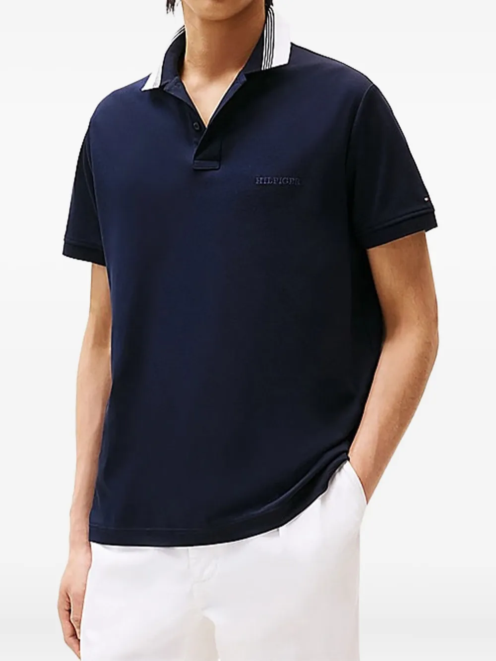 Tommy Hilfiger Katoenen poloshirt Blauw