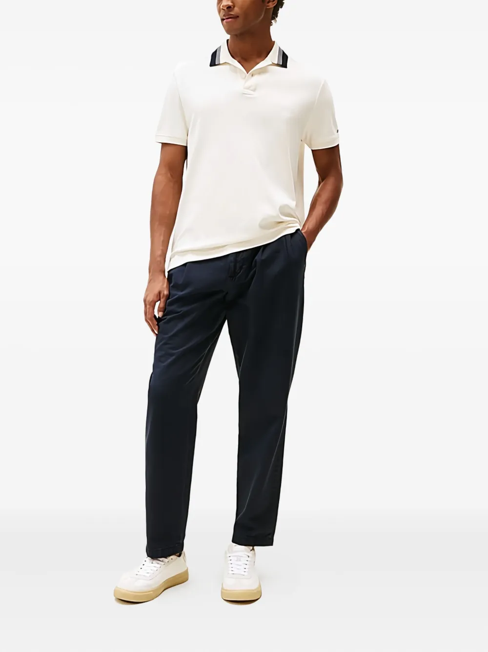 Tommy Hilfiger Katoenen poloshirt - Wit