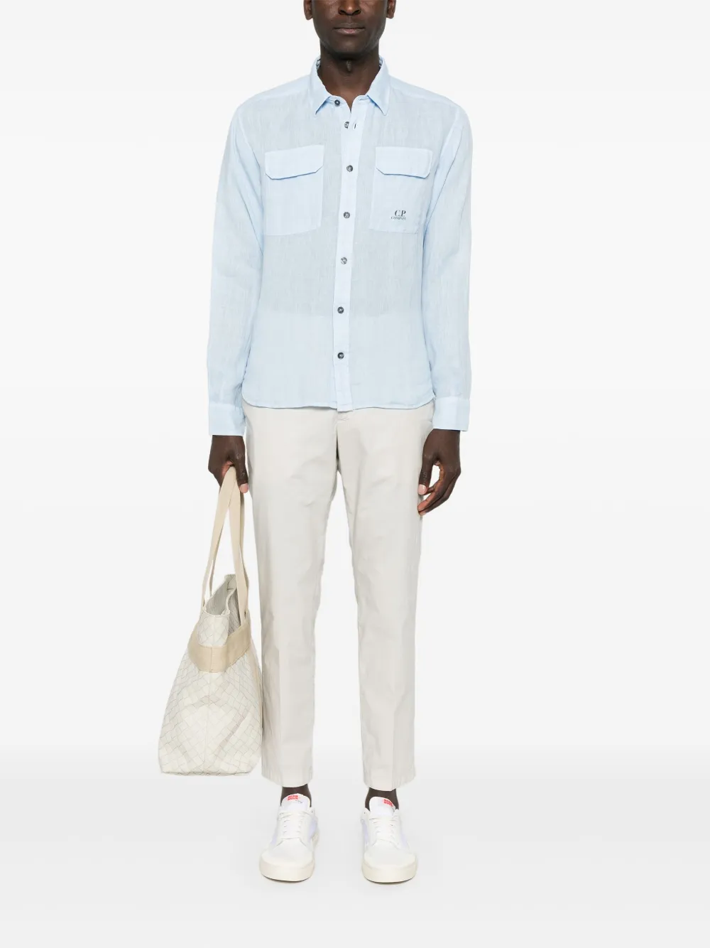 BE ABLE Riccardo trousers - Wit