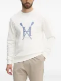 Hackett logo-embellished crew-neck sweatshirt - Neutrals