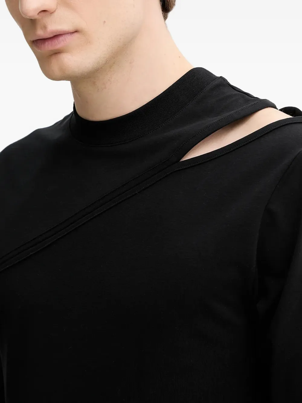 HELIOT EMIL T-shirt met lange mouwen Zwart