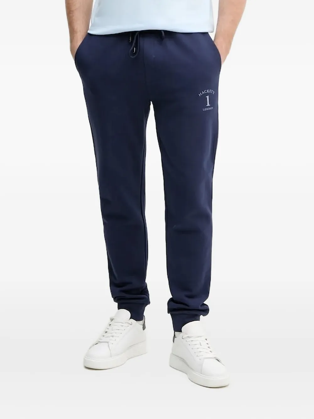 Hackett logo-detail track pants Blauw