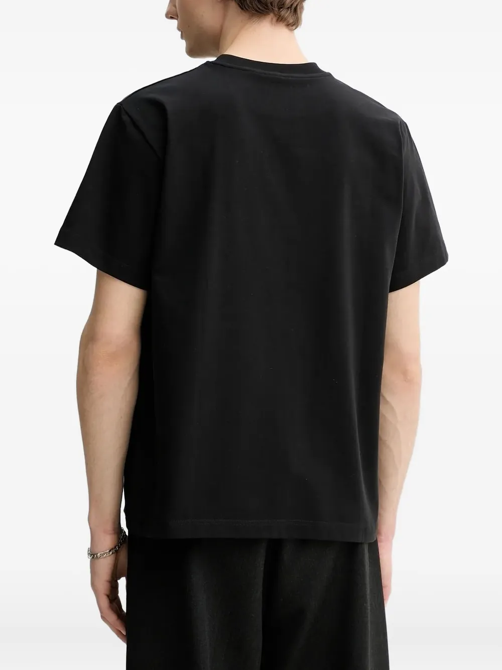 HELIOT EMIL crew-neck T-shirt Zwart