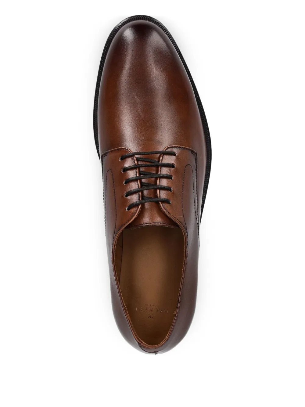 Hackett leather Derby shoes Brown
