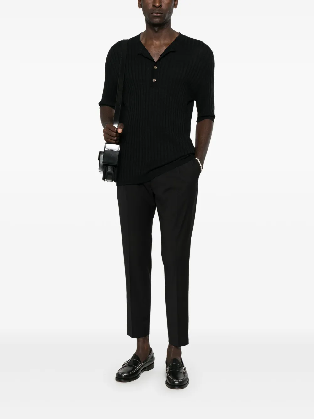 BE ABLE Riccardo trousers - Zwart
