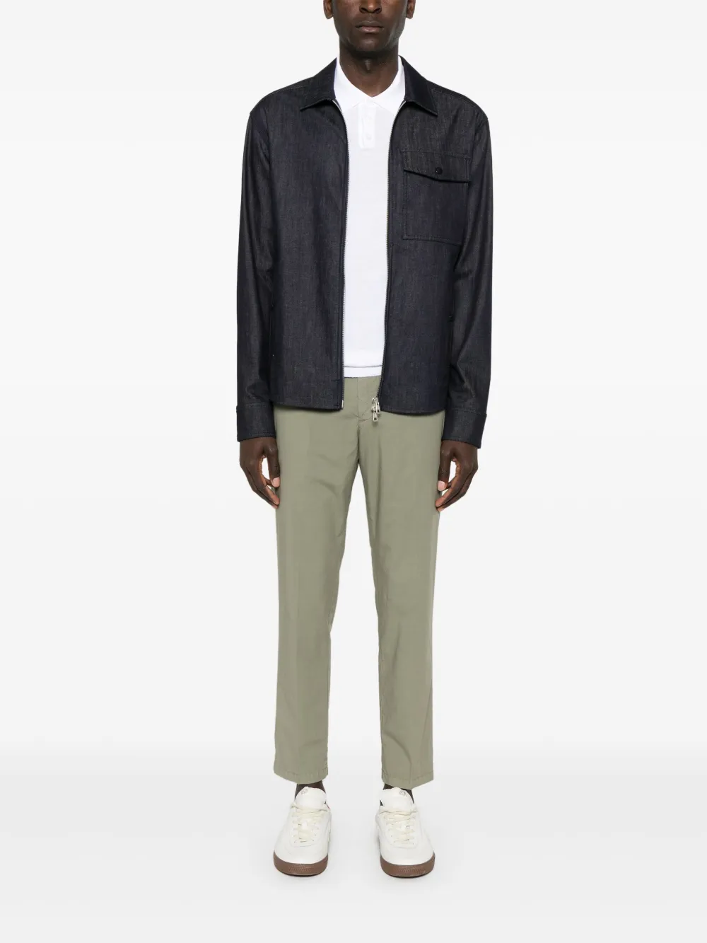 BE ABLE Riccardo trousers - Groen