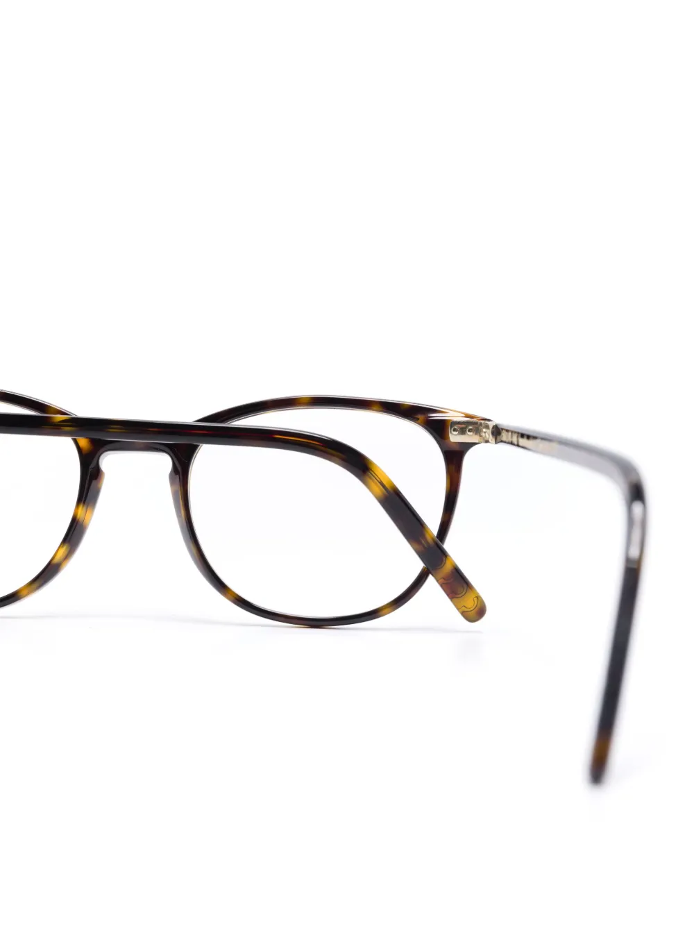  Lunor Round-frame Glasses - Brown 
