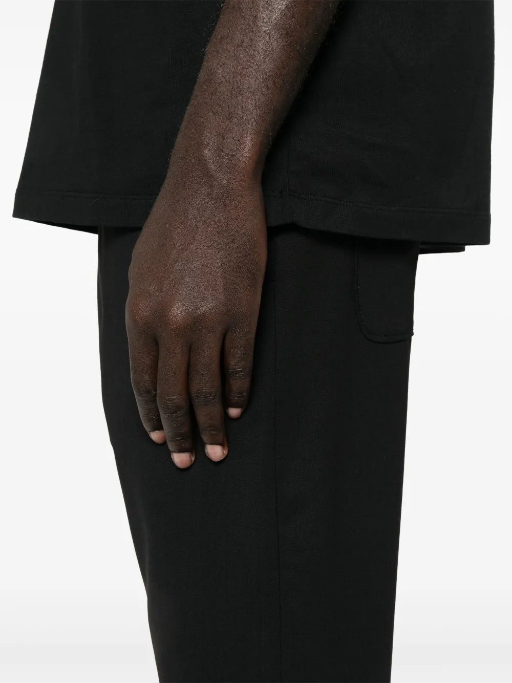 DONDUP Broek met trekkoord Zwart