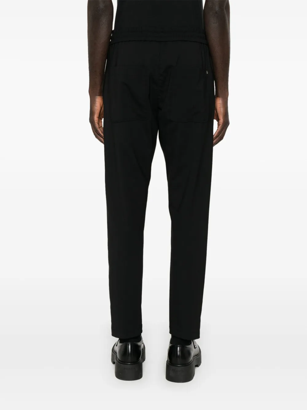 DONDUP Broek met trekkoord Zwart