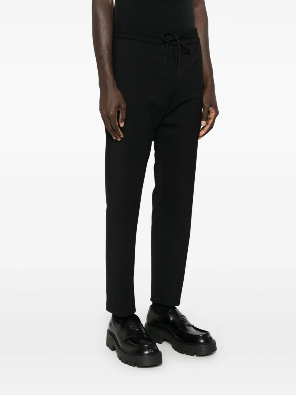DONDUP Broek met trekkoord Zwart