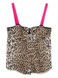 John Galliano Pre-Owned 2000s leopard-print top - Neutrals