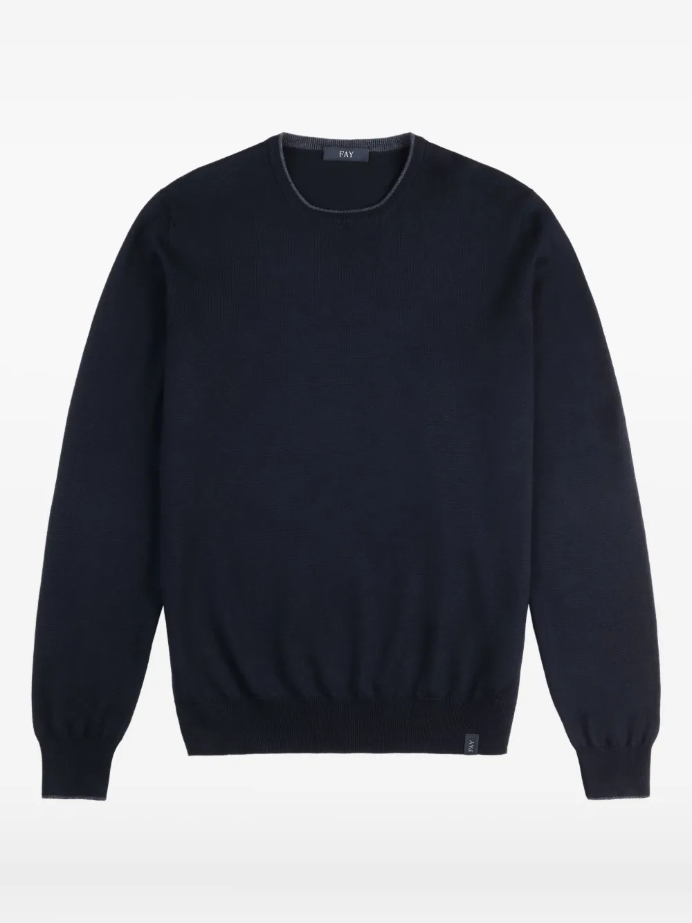 Fay crew-neck top Blauw
