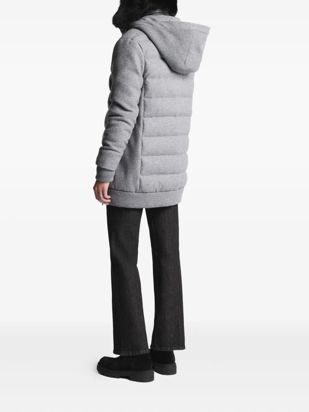 Fay Gewatteerde parka Grijs