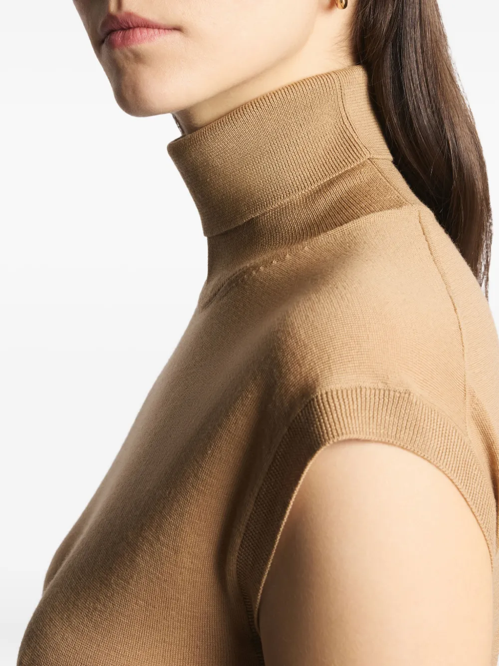 Fay Top met hoge hals Beige