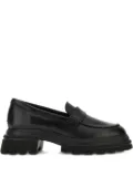 Hogan leather loafers - Black