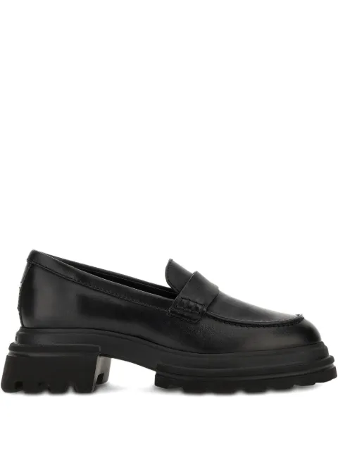 Hogan leather loafers