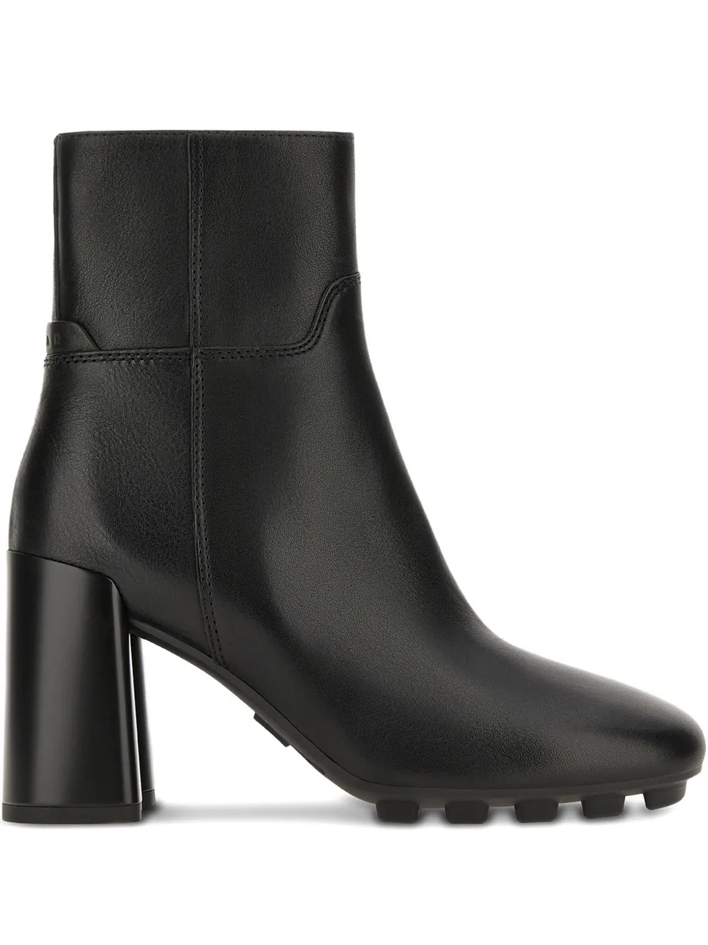 Hogan 90mm Leather Boots In Black