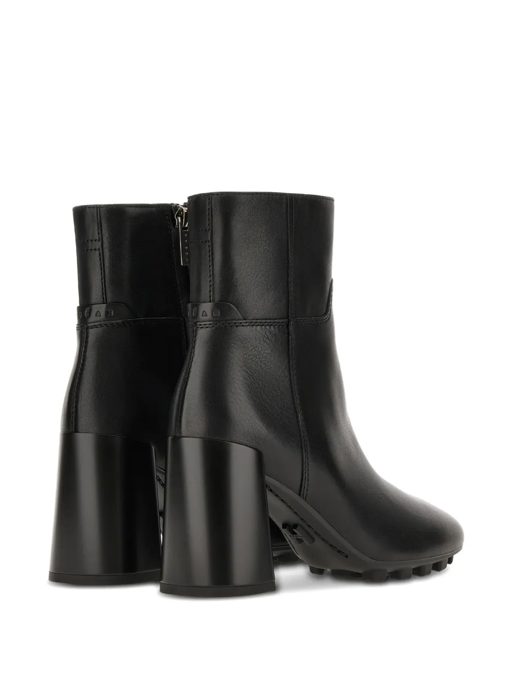 Hogan 90mm leather boots Black