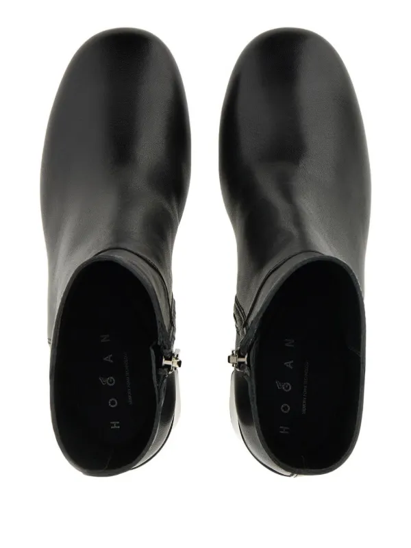 Hogan レザーブーツ | ブラック | FARFETCH JP