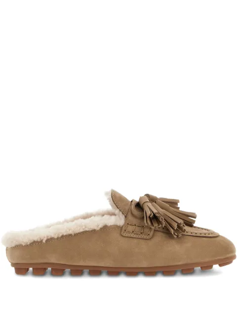 Hogan suede slippers