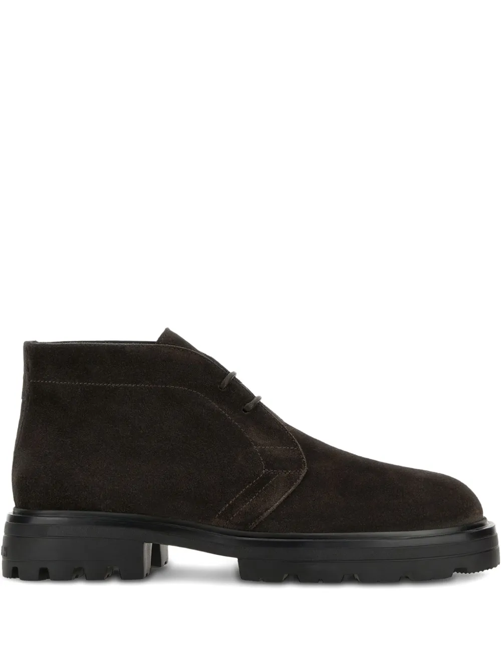 Hogan suede boots Black