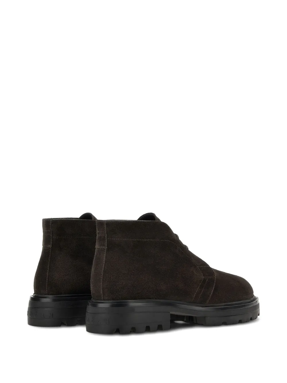 Hogan suede boots Black