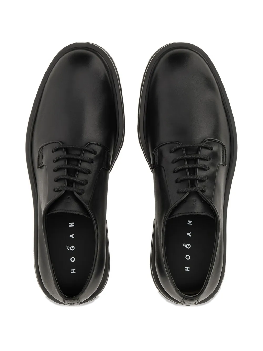 Hogan H673 lace-up derby shoes Black