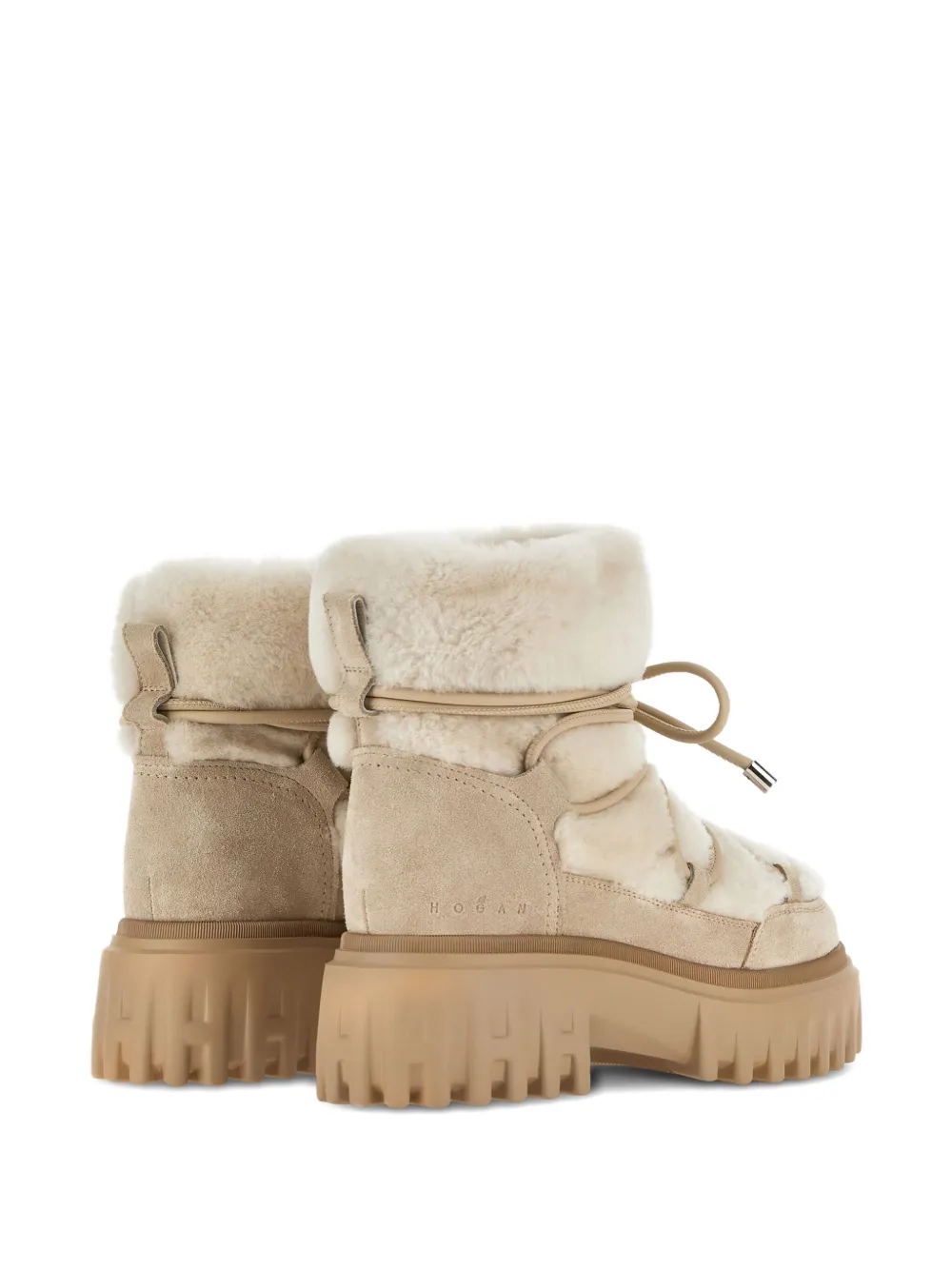 Hogan Lammy laarzen Beige
