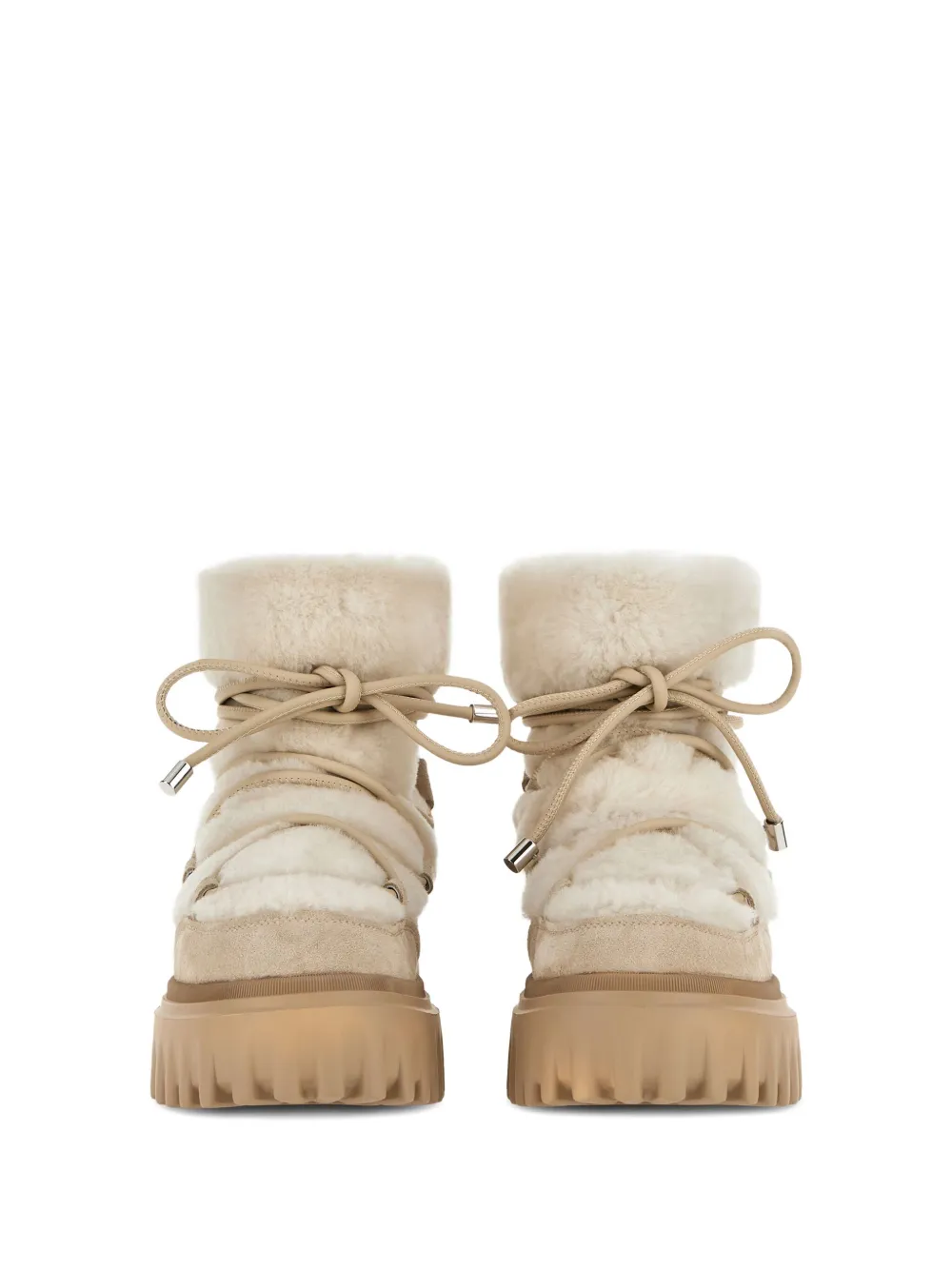 Hogan Lammy laarzen Beige