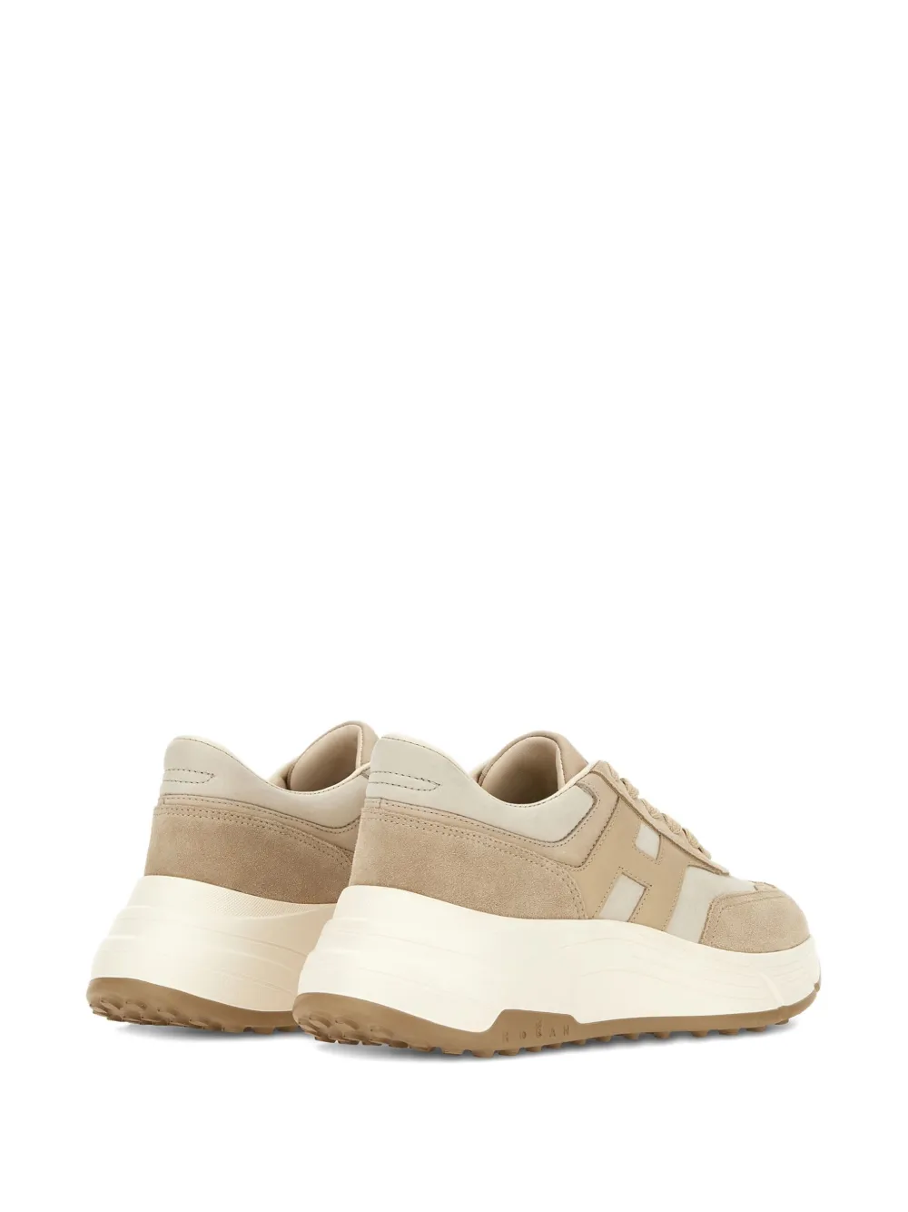 Hogan Leren sneakers Beige